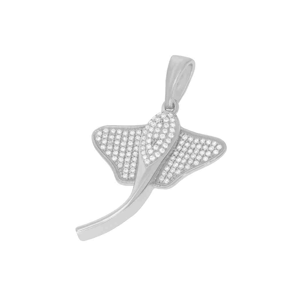 Hawaiian Stingray Fish Pendant PD31283A